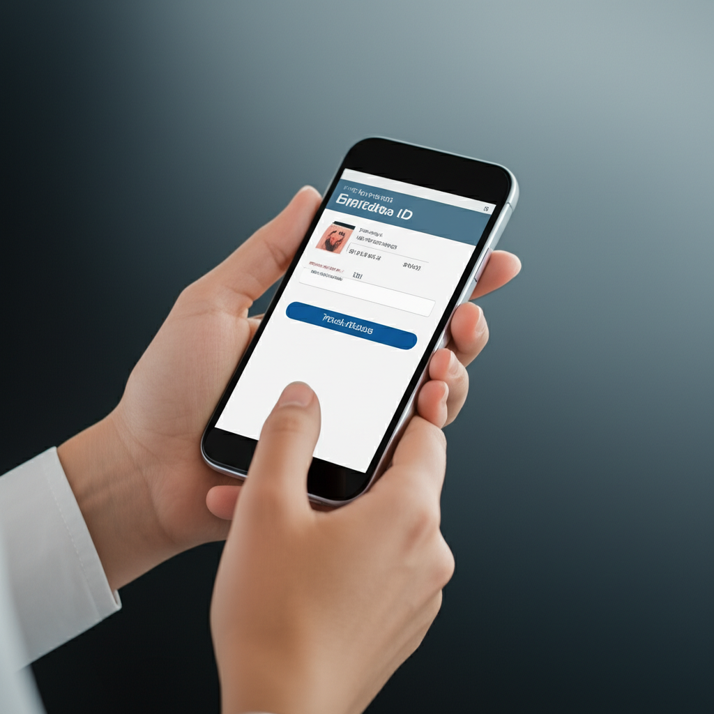 Create a high-quality, realistic image illustrating How to Track Emirates ID: Unlock Instant Status.