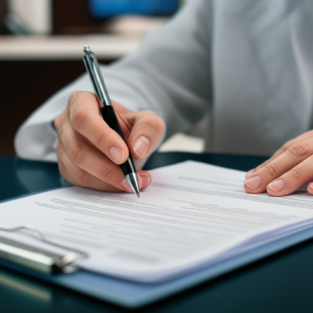 Create a high-quality, realistic image illustrating Police Clearance Abu Dhabi: Easy Guide. Focus on