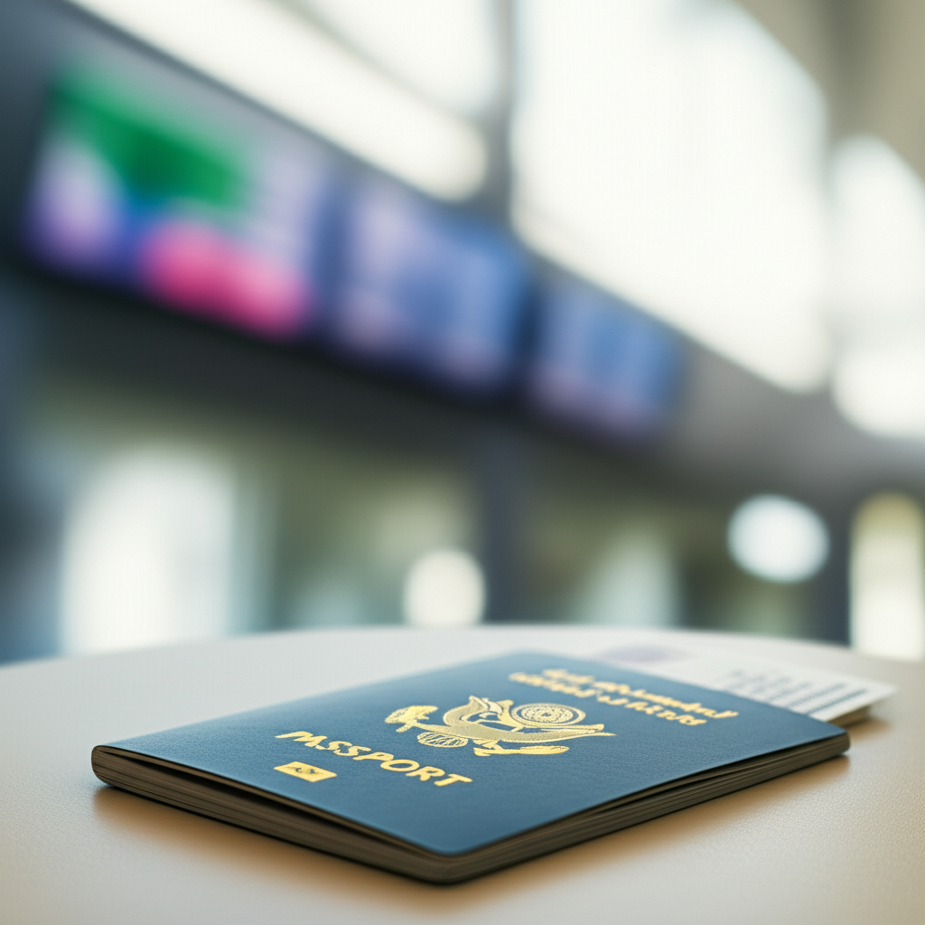 Create a high-quality, realistic image illustrating Effortless UAE Travel Ban Removal. Focus on visu