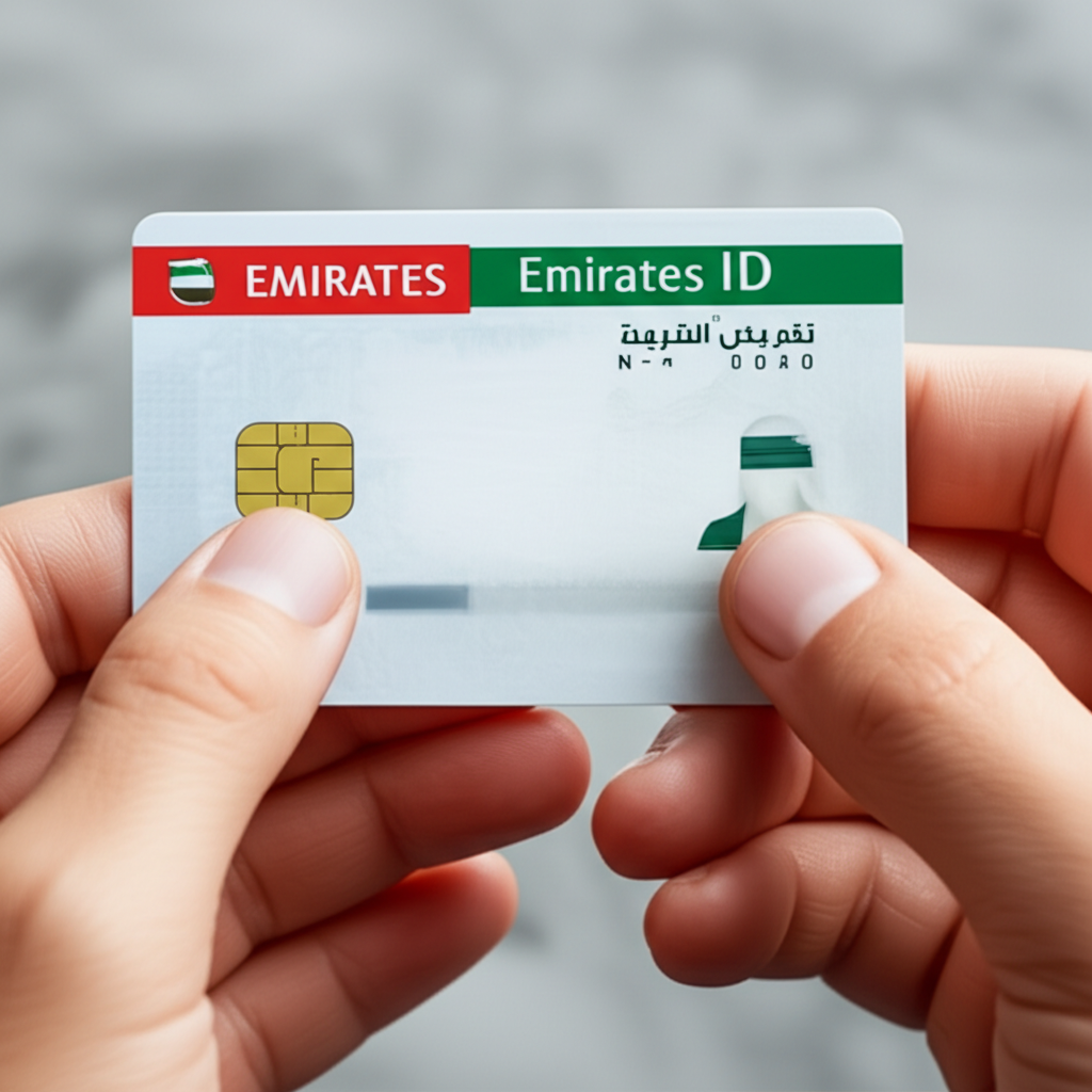 Create a high-quality, realistic image illustrating How to Check Emirates ID: Essential Guide. Focus