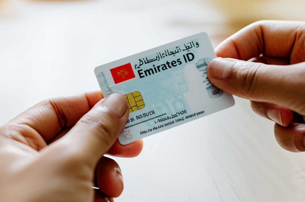 Create a high-quality, realistic image illustrating How to Check Emirates ID: Essential Guide. Focus