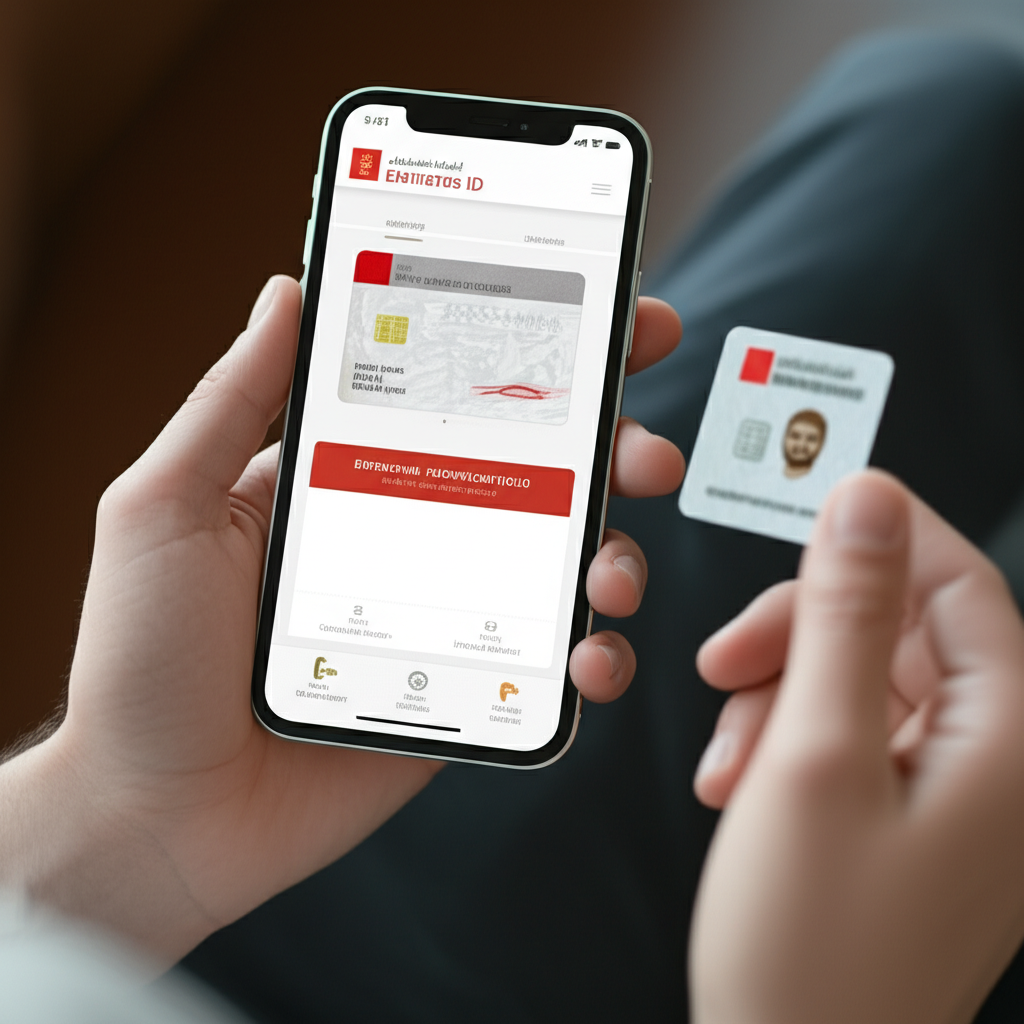Create a high-quality, realistic image illustrating How to Check Emirates ID: Essential Guide. Focus