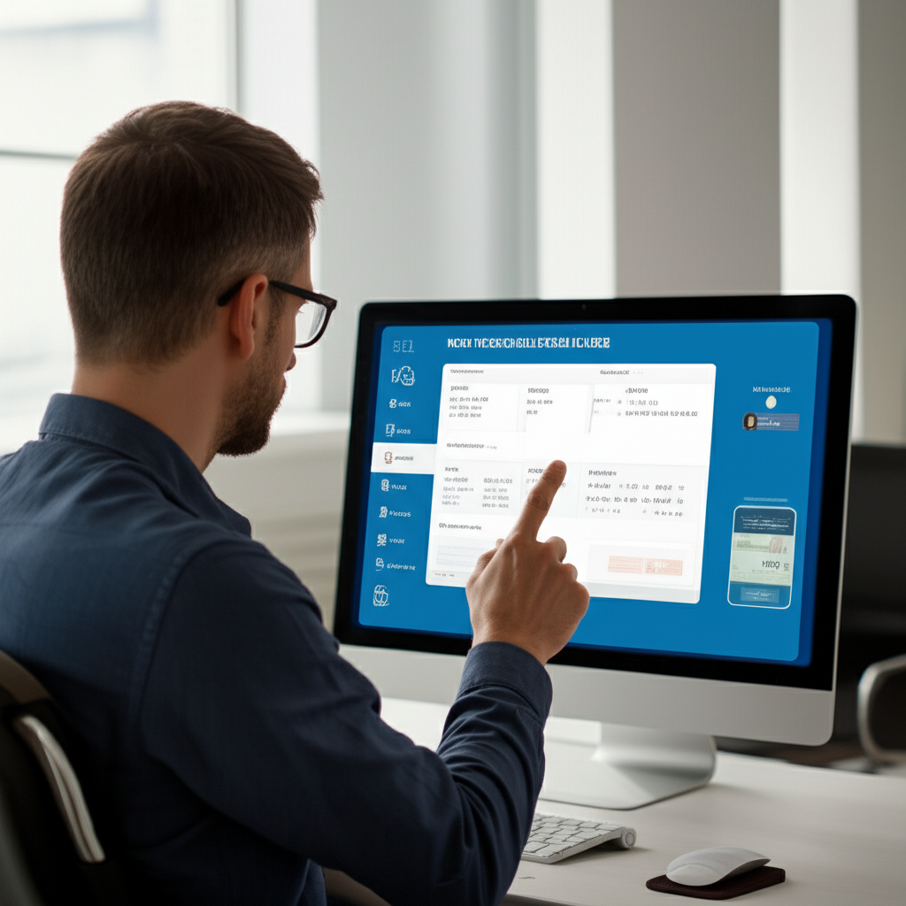 Create a high-quality, realistic image illustrating How To Change Visa Status In UAE: Effortless Gui