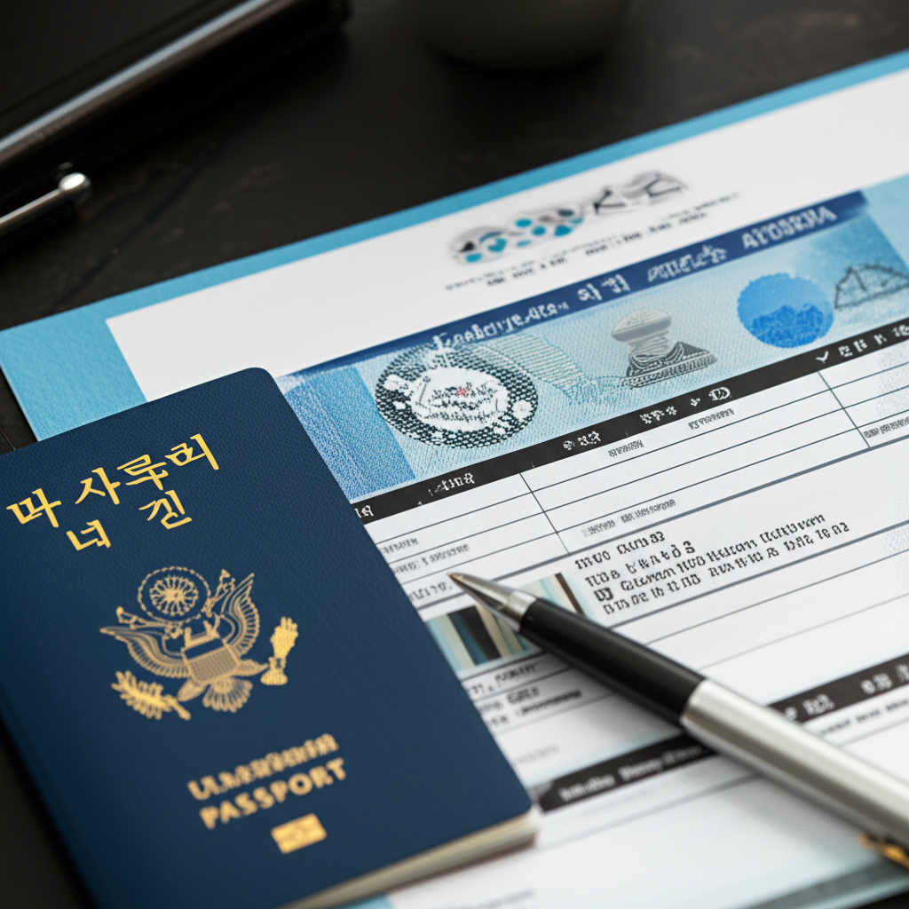 Create a high-quality, realistic image illustrating How To Apply Korean Visa Dubai: Essential Guide.