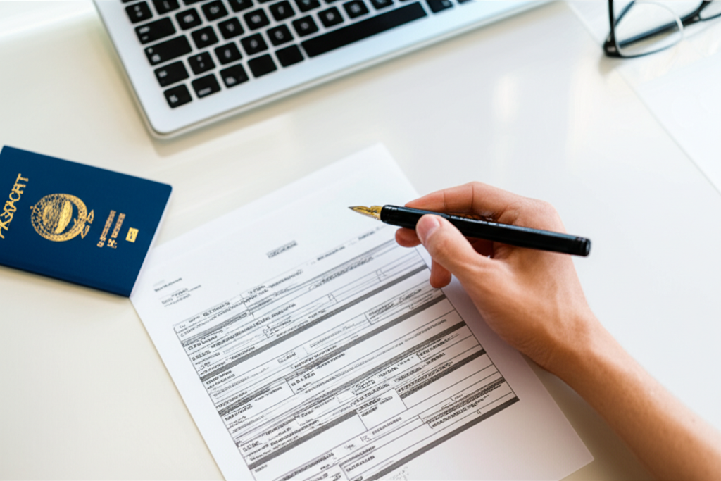 Create a high-quality, realistic image illustrating How To Apply Korean Visa Dubai: Essential Guide.