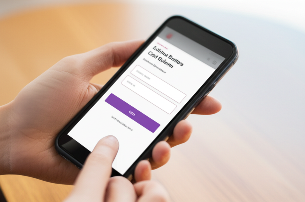 Create a high-quality, realistic image illustrating How to Check Lulu Funtura Card Balance: Proven M
