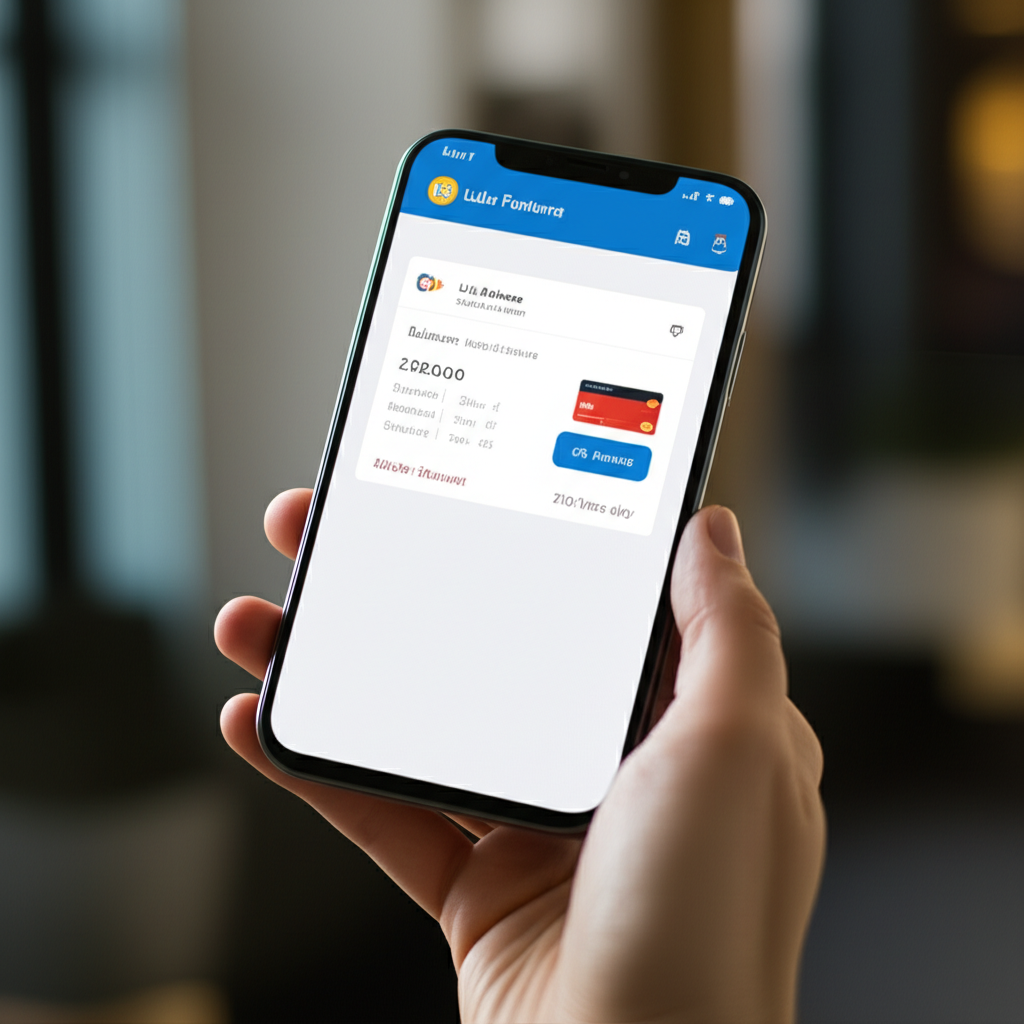 Create a high-quality, realistic image illustrating How to Check Lulu Funtura Card Balance: Proven M