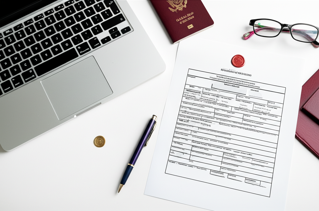 Create a high-quality, realistic image illustrating How to Get Equivalency Certificate UAE: Essentia