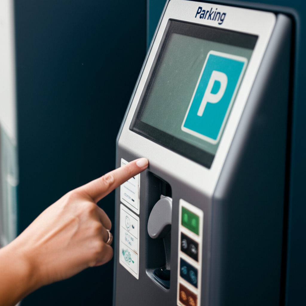 Create a high-quality, realistic image illustrating How to Pay Abu Dhabi Parking: Essential Guide. F