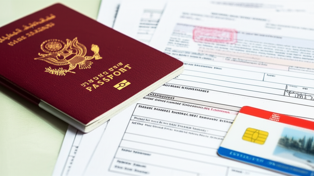 Generate a high-quality, relevant image prompt for an article about: How to Apply for Dubai Visa: Yo