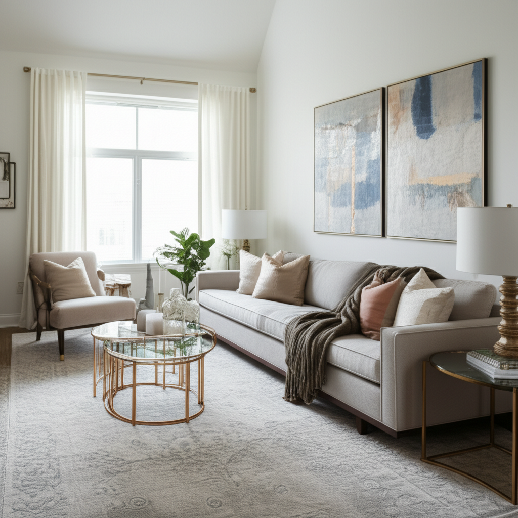 Generate a high-quality, relevant image prompt for an article about: Kb Home Decorating Ideas: Styli