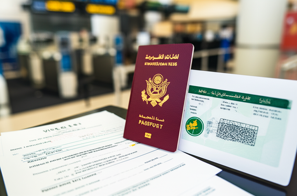 Generate a high-quality, relevant image prompt for an article about: How To Apply For Dubai Visa Onl