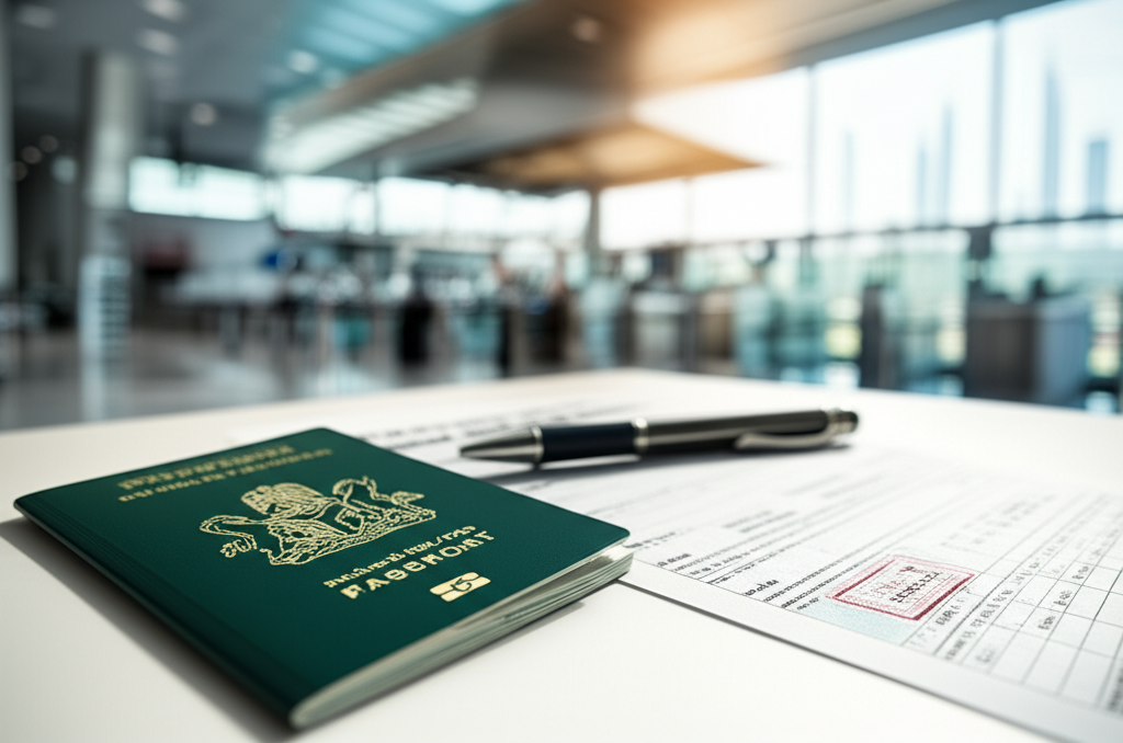 Generate a high-quality, relevant image prompt for an article about: How to Apply For Dubai Visa Fro