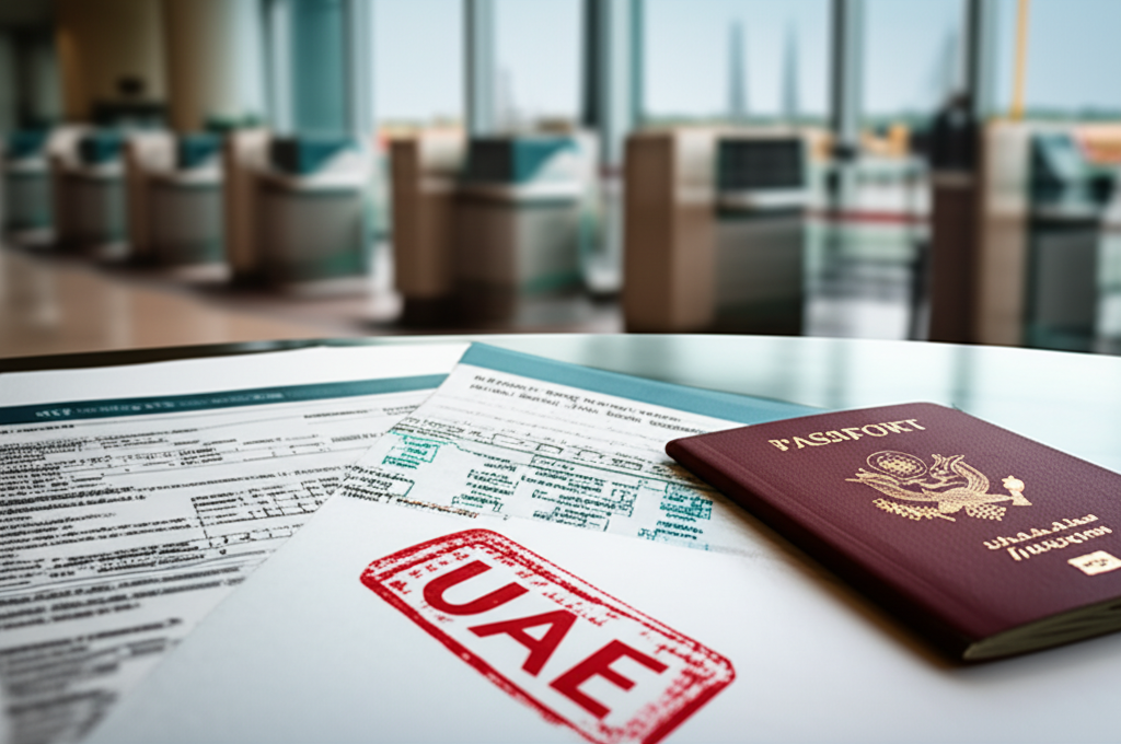 Generate a high-quality, relevant image prompt for an article about: How to Apply for Dubai Transit