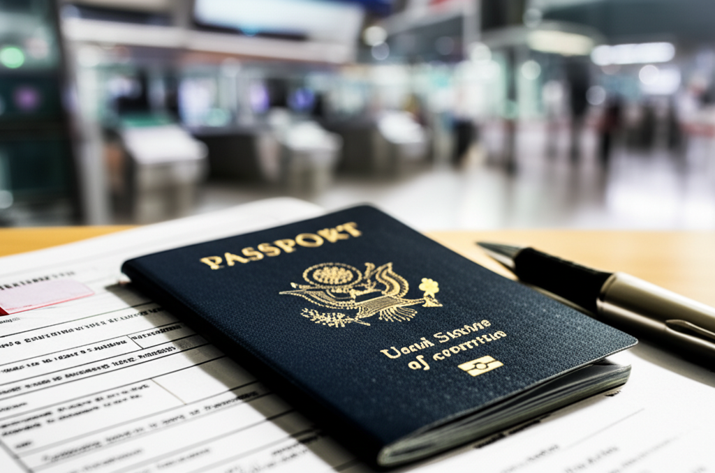 Generate a high-quality, relevant image prompt for an article about: How To Apply For US Visa From D