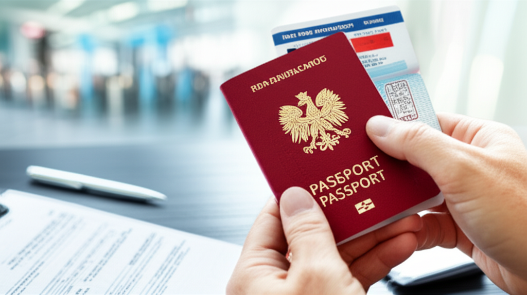 Generate a high-quality, relevant image prompt for an article about: How To Check Poland Work Permit