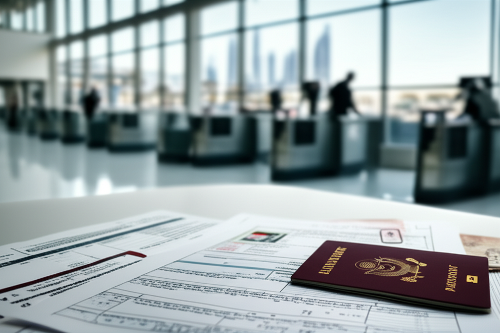Generate a high-quality, relevant image prompt for an article about: How to Divorce in UAE: Your Com
