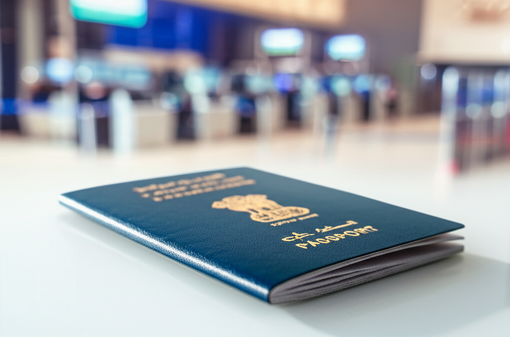 Generate a high-quality, relevant image prompt for an article about: How To Renew Indian Passport In