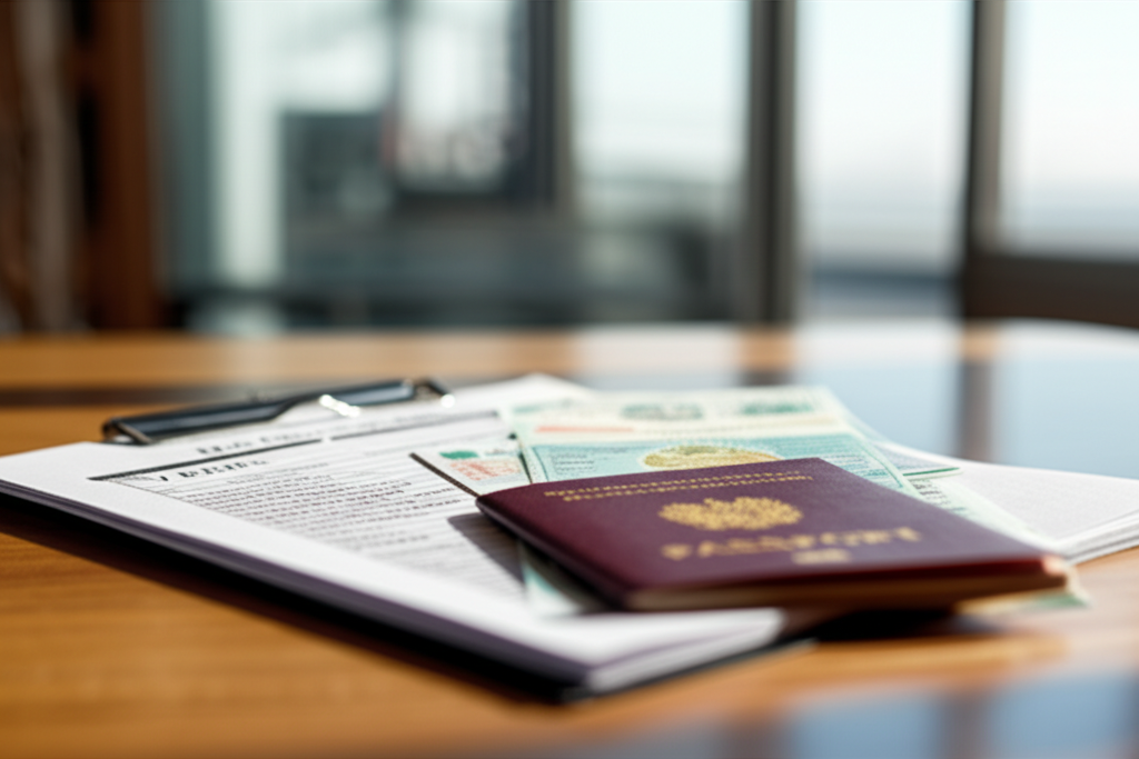 Generate a high-quality, relevant image prompt for an article about: How to Check Poland Work Permit