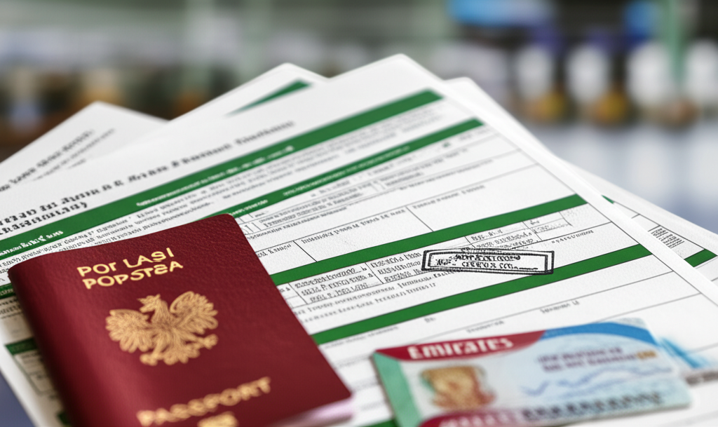 Generate a high-quality, relevant image prompt for an article about: How to Check Poland Work Permit