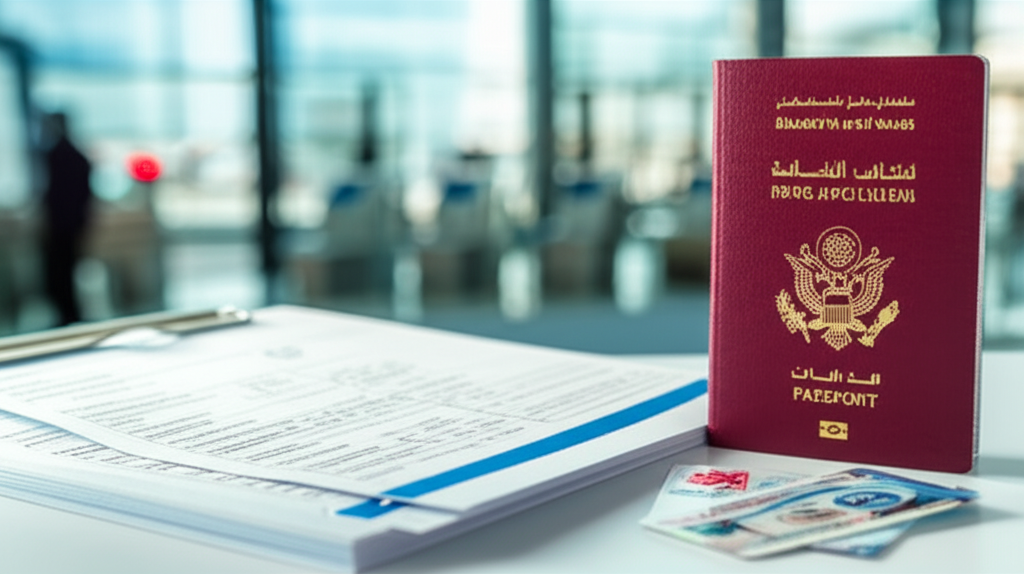 Generate a high-quality, relevant image prompt for an article about: Kuwait Consulate Dubai: Your Qu